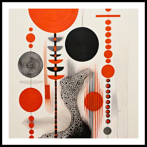 Plakat 60x60cm Kontrastowy Kosmos na Arena.pl