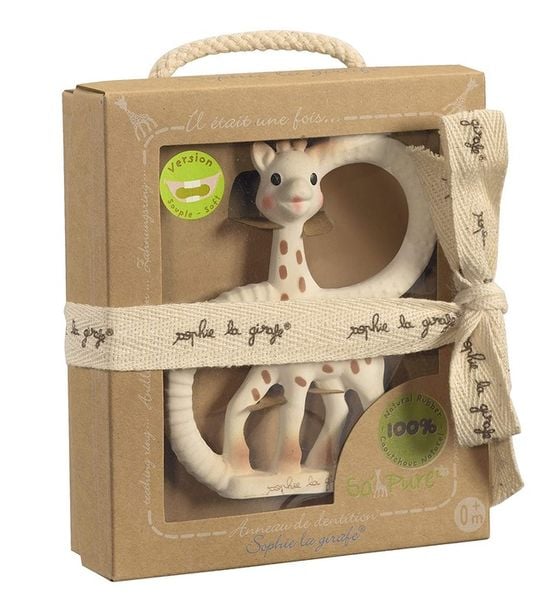 VULLI SOPHIE LA GIRAFE SO PURE gryzak naturalny dla niemowląt, kauczuk V185 zdjęcie 1