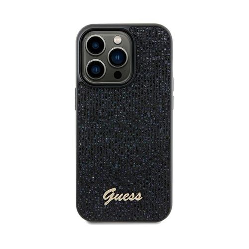 Guess Disco Metal Script - Etui iPhone 13 Pro Max (czarny) na Arena.pl