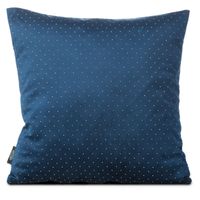 Poszewka dekoracyjna welwetowa zdobiona diamencikami 45X45 granatowa