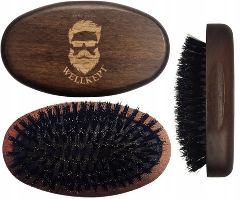 Szczotka do Brody i Wąsów Kartacz Twarda Twarde Włosie na Arena.pl