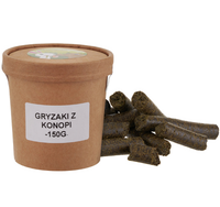 GRYZAKI z KONOPI 150g przysmak królika kawii świnki gryzoni FACTORYHERBS