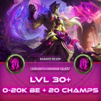 KONTO LOL LEAGUE OF LEGENDS 20 CHAMP 30LVL UNRANKED SMURF RANKED READY EUNE