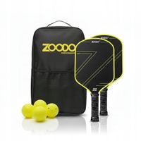 rakiety do pickleball zoodo p5 t700 thermoformed neon green + 4 piłki
