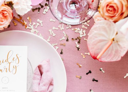 Konfetti Penisy, złoty, 30g na Arena.pl