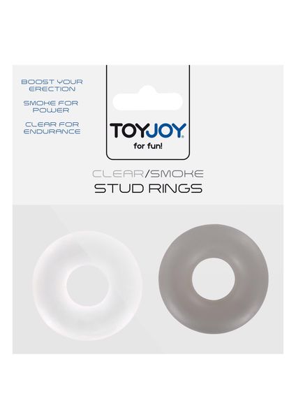 Stud Rings 2Pcs Transparent zdjęcie 2