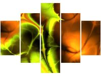 70 100CM OBRAZ 5 ELEM PODNIEBNY SZPIC DRUK PŁÓTNO