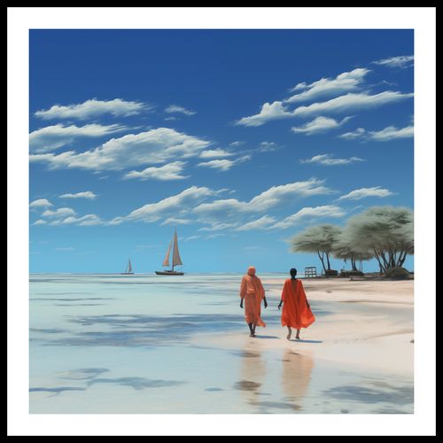 Plakat 80x80cm Spokój w Piaskach na Arena.pl