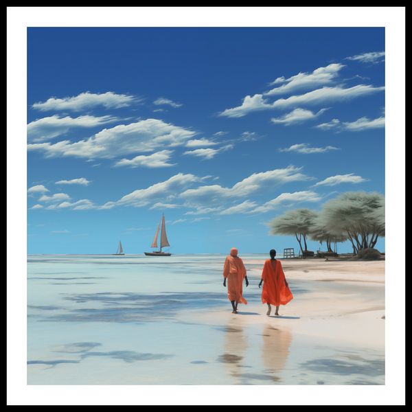 Plakat 80x80cm Spokój w Piaskach zdjęcie 3