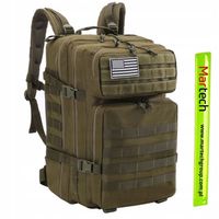 Plecak Taktyczny wojskowy SURVIVAL Ewakuacyjny 45l Zielony