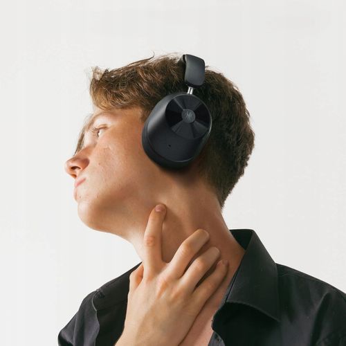 Słuchawki Bezprzewodowe Nauszne Z Mikrofonem Bluetooth 5.4 Czarne 75H Hi-Re na Arena.pl