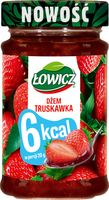 Łowicz DŻEM o smaku TRUSKAWKA niskokaloryczny 6 KCAL 200g