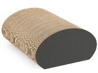 Wytrzymały drapak z funkcją legowiska dla kota Gattino Mruczek Grafit 37cm