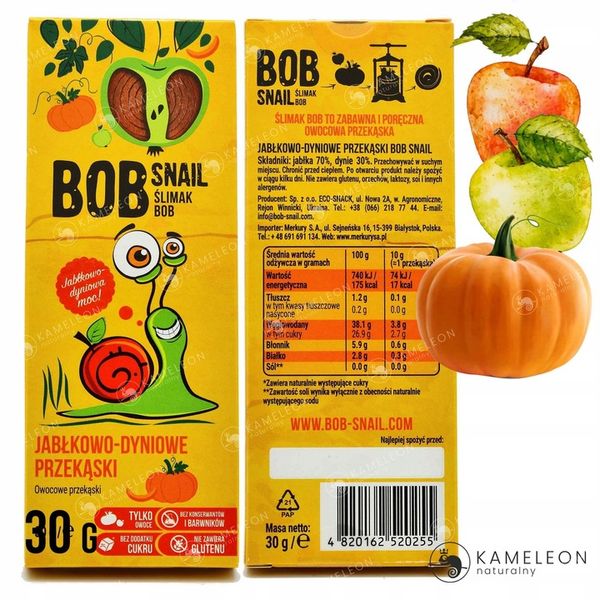 ŚLIMAK BOB SNAIL PRZEKĄSKA bez cukru glutenu 30G MIX SMAKÓW x 8szt 0,24KG zdjęcie 11