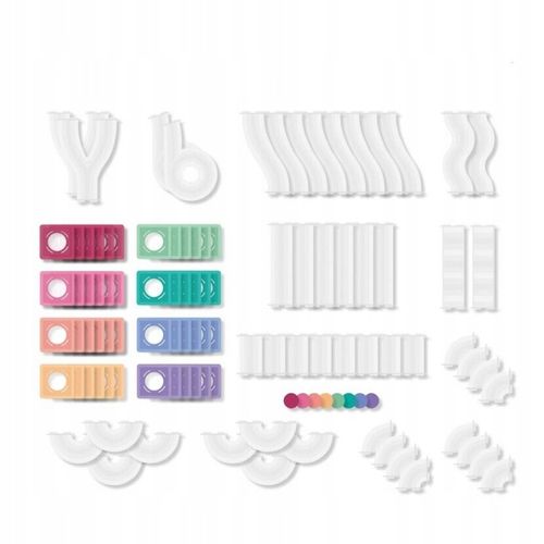 Connetix: klocki magnetyczne kulodrom Pastel Ball Run 106 na Arena.pl