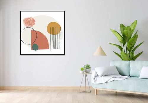 Plakat 100x100cm Widok nad Horyzontem na Arena.pl