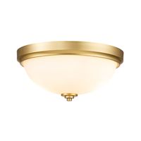 Lampa sufitowa Malibu FE-MALIBU-F-BATH-BB Feiss IP44 szczotkowany mosiądz