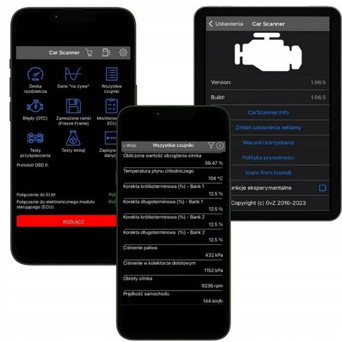 INTERFEJS DIAGNOSTYCZNY OBD2 BLUETOOTH ANDROID VGATE iCAR2 POLSKI TESTER na Arena.pl
