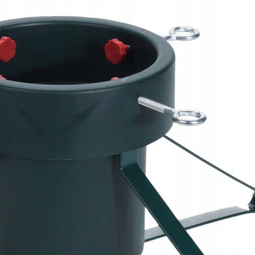 Stojak CHOINKOWY zielony metalowy podstawka pod choinkę na drzewko pojemnik na Arena.pl