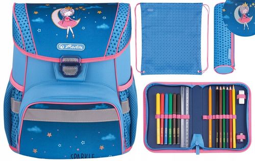 TORNISTER SZKOLNY HERLITZ LOOP PLUS MOON LADY ZESTAW KLASA 1-3 na Arena.pl