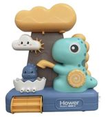 Zabawka do kąpieli prysznic z kołowrotkiem dinozaur