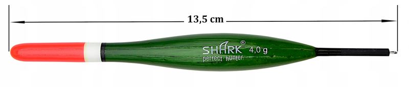 Spławik Przelotowy z BALSY SHARK Perfekt Hunter 4,0 g / 13,5 cm zdjęcie 2