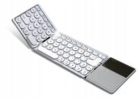 KLAWIATURA BEZPRZEWODOWA BLUETOOTH TOUCHPAD SKŁADANA PODRĘCZNA PODRÓŻNA