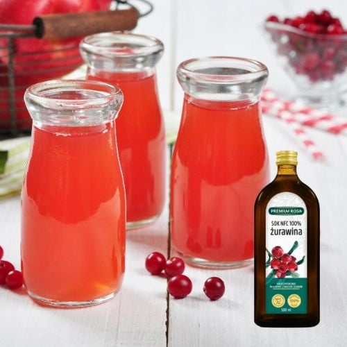 Premium Rosa Sok z Żurawiny NFC 100% 500 ml Wysoka jakość bez cukru na Arena.pl