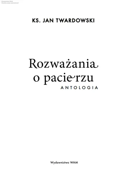 Rozważania o pacierzu. Antologia zdjęcie 2