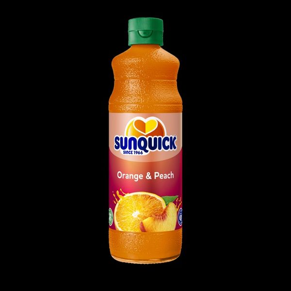 SUNQUICK koncentrat ORANGE&PEACH 700 ML zdjęcie 2