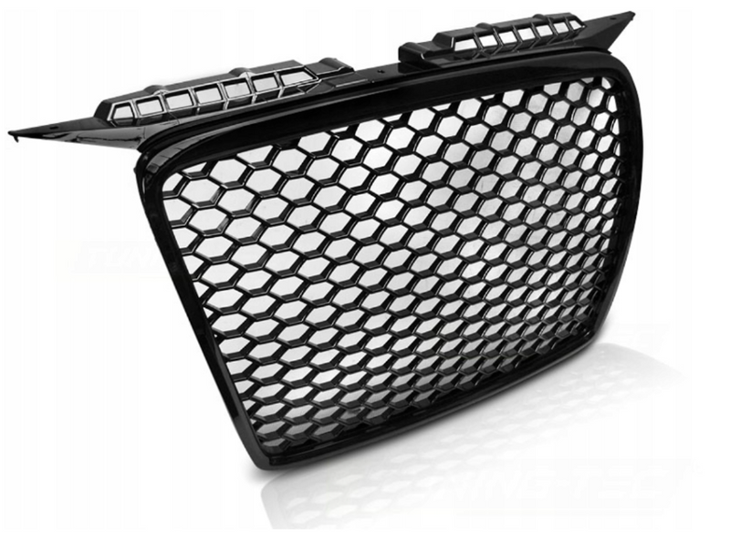 NOWY Grill Atrapa RS LOOK Audi A3 8P Od 2005 Do 2008 POŁYSK PLASTER MIODU zdjęcie 2