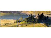 90 80CM OBRAZ T3 ELEM GOSPODARSTWO TOSKANII DRUK ŚCIENNY