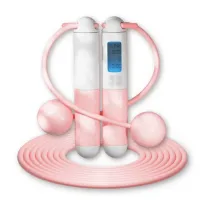 Skakanka z kulkami licznikiem LED regulacją, 280cm