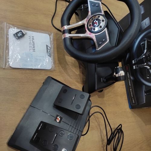 2 x Kierownica do gier z pedałami 4w1 PS4 PC PS3 XBOX ONE BIEGI DO KOMPUTER na Arena.pl
