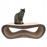 Drapak dla kota LEON | brązowy | 78x28x24 cm | MruuPruu