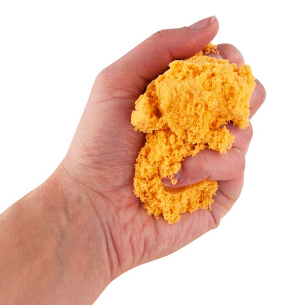 PIASEK KINETYCZNY 1KG POAMARAŃCZOWY zdjęcie 3