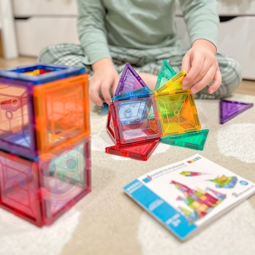 WOOPIE Magnetyczne Klocki Konstrukcyjne Montessori 3D na Arena.pl