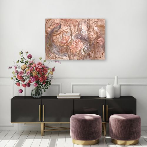 Obraz na płótnie, Magiczny paw 120x80 na Arena.pl