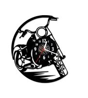 Zegar ścienny z płyty winylowej 284.13 Motorbike
