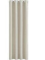 Zasłona zaciemniająca kółka przelotki 260x140 cm BEŻOWY - Pony Dance- 1 SZT