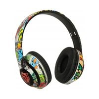 GAMINGOWE SŁUCHAWKI BEZPRZEWODOWE KOLOROWE BLUETOOTH RGB SKŁADANE NAUSZNE