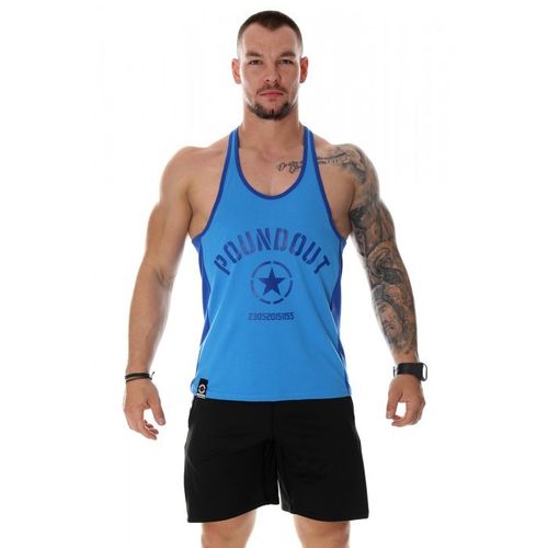 Poundout tank top Stringer FORCE niebieski Rozmiar - S na Arena.pl