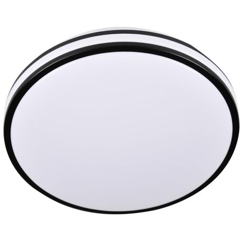 Ledowa lampa sufitowa plafon Orbit 318985 24W okrągły czarny na Arena.pl