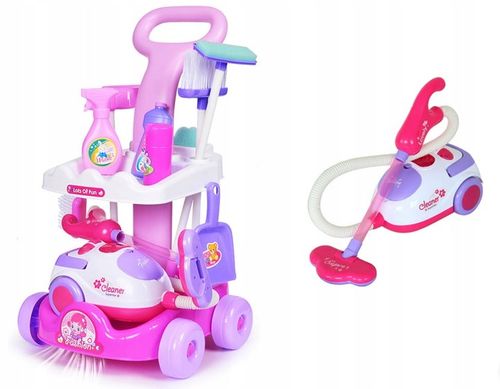 ZESTAW WÓZEK SPRZĄTAJĄCY ODKURZACZ DŹWIĘKI + AKCESORIA na Arena.pl