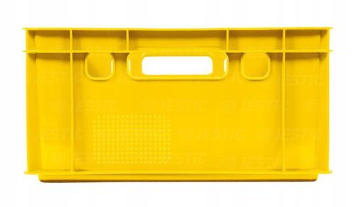 SKRZYNKA POJEMNIK EURO E2 ŻÓŁTA PLASTIKOWA MOCNA na Arena.pl