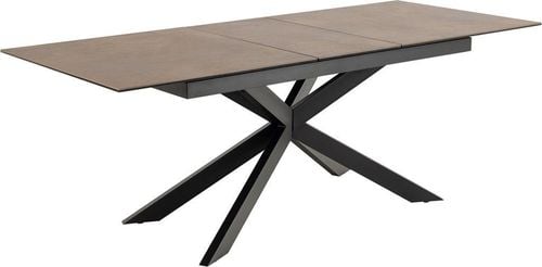 Stół Irwine 168/210x90cm brązowy/czarny na Arena.pl