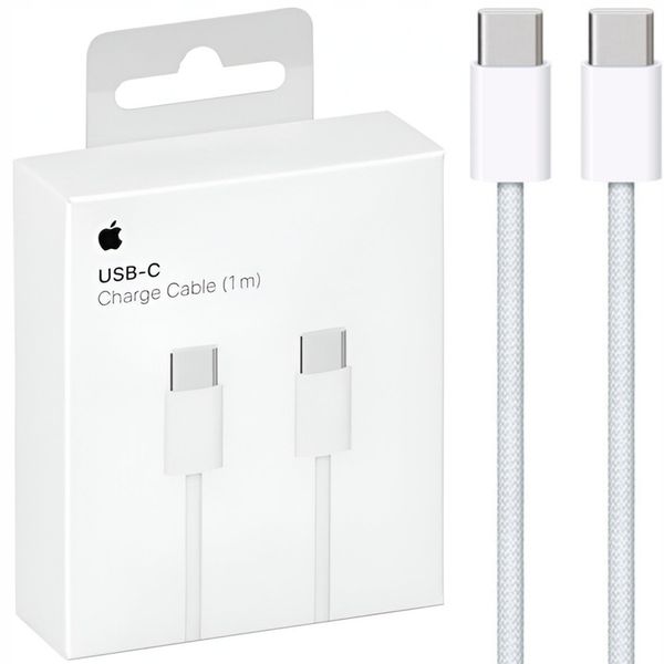 ORYGINALNY KABEL DO APPLE IPHONE 15 15 PRO USB-C 1m NYLONOWY 60W zdjęcie 1