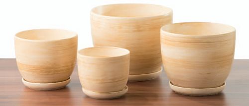 DONICZKA CERAMICZNA BARYŁKA 4 Jasne drzewo 22x17 cm na Arena.pl