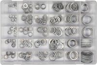 300 SZT PODKŁADEK ALUMINIOWYCH MIX