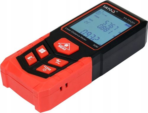 DALMIERZ LASEROWY CYFROWY MIERNIK ODLEGŁOŚCI 50M YATO na Arena.pl